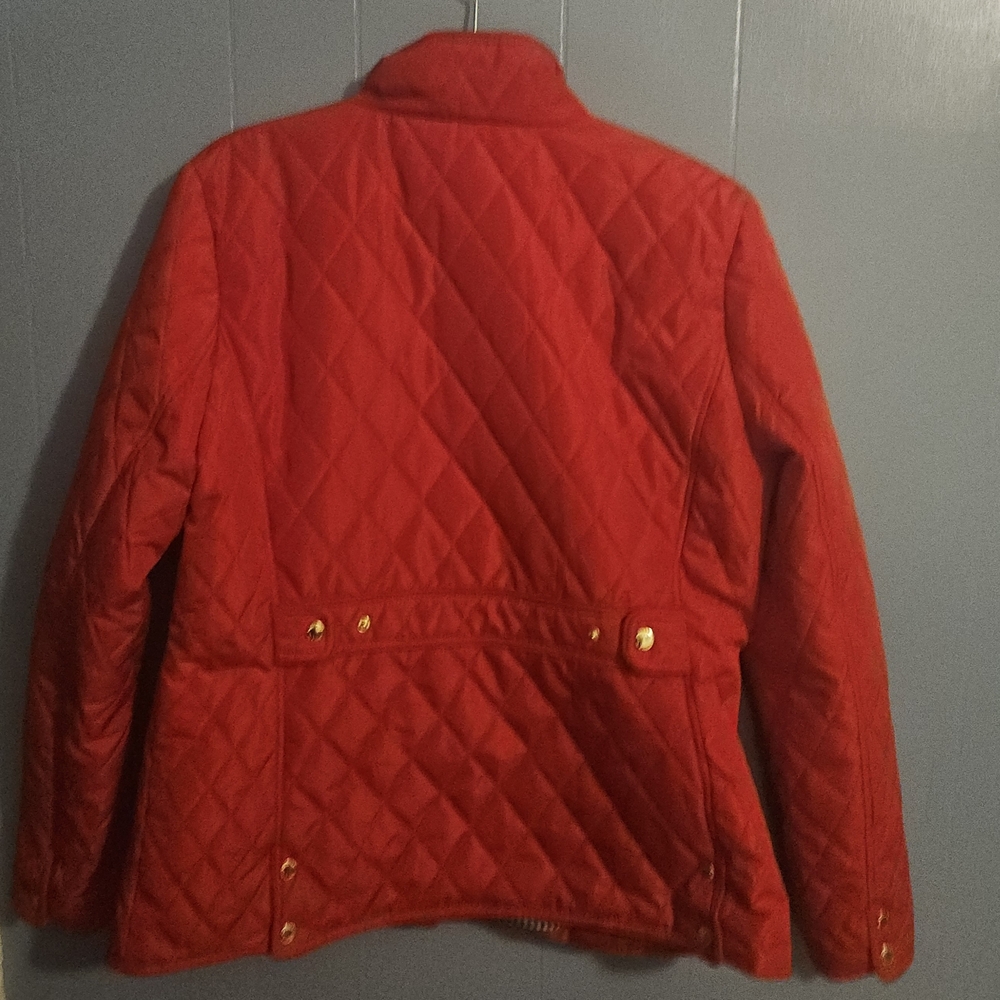 Red Quilted Jacket - Picture 6 of 6